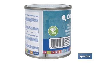 Smalto ecologico all'acqua | Latta da 750 ml | Vari colori - Cofan