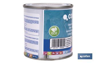 Smalto ecologico all'acqua | Latta da 750 ml | Vari colori - Cofan