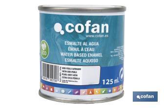 Smalto ecologico all'acqua | Latta da 750 ml | Vari colori - Cofan