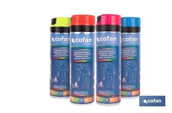 Fluorescent marking spray for construction works | Several colours | 500ml - Cofan