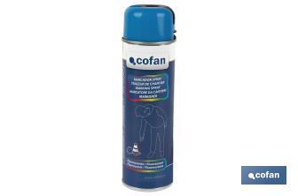 Spray de marquage fluorescent de travaux | Plusieurs couleurs | Emballage de 500 ml - Cofan