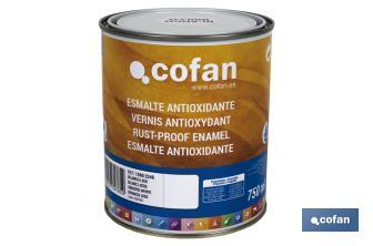 Cofan Smalto antiruggine liscio all’acqua | Vari colori | Varie dimensioni - Cofan