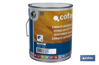 Cofan Smooth water-based antioxidant enamel | Available in different colours | Available in various sizes - Cofan