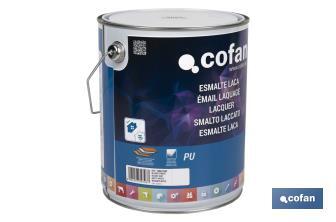 Water-based lacquer | Available in various colours | Paint buckets available in different sizes - Cofan