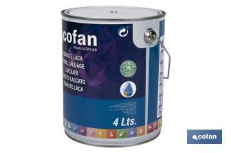 Water-based lacquer | Available in various colours | Paint buckets available in different sizes - Cofan