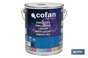 Water-based lacquer | Available in various colours | Paint buckets available in different sizes - Cofan