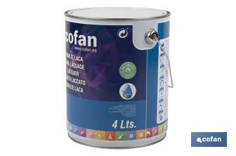 Water-based lacquer | Available in various colours | Paint buckets available in different sizes - Cofan