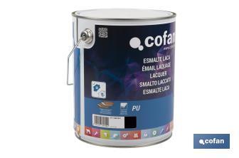 Water-based lacquer | Available in various colours | Paint buckets available in different sizes - Cofan