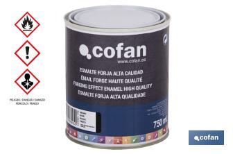 Émail fer forgé | Protection et décoration de surfaces | Plusieurs couleurs - Cofan