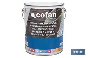 Water-based multi-adhesive primer | Paint buckets available in different sizes - Cofan