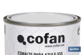 Water-based enamel for tiles | 750ml paint bucket - Cofan