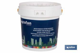 Revêtement acrylique | Idéal pour les façades et les murs extérieurs | Grand pouvoir couvrant, lavabilité et respirabilité - Cofan