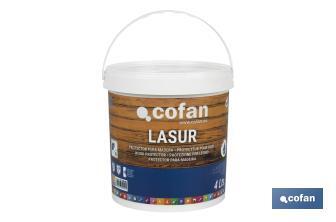 Lasure Protection à l'eau pour Bois | Finition mate | Plusieurs Contenances et Couleurs - Cofan