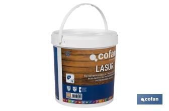 Water-based lasur | Matt finish | Available in different sizes and colours - Cofan