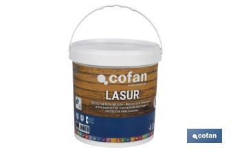 Lasure Protection à l'eau pour Bois | Finition mate | Plusieurs Contenances et Couleurs - Cofan