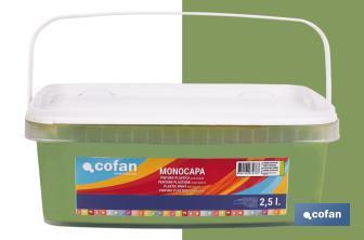 Pintura Plástica Monocapa | Diferentes colores  | Apta para usar en interior - Cofan