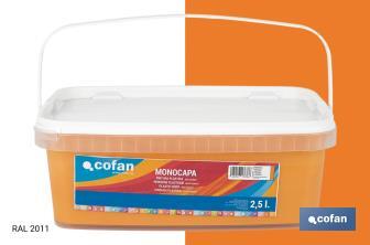 Pintura Plástica Monocapa | Diferentes colores  | Apta para usar en interior - Cofan