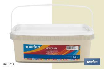 Pintura Plástica Monocapa | Diferentes colores  | Apta para usar en interior - Cofan