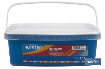 Pintura Plástica Monocapa | Diferentes colores  | Apta para usar en interior - Cofan