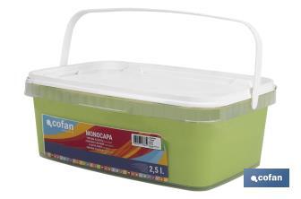 Pintura Plástica Monocapa | Diferentes colores  | Apta para usar en interior - Cofan