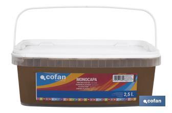 Peinture acrylique monocouche | Plusieurs couleurs | Convient pour utiliser à l'intérieur - Cofan