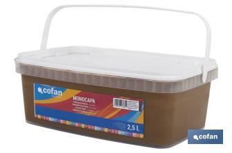 Pintura Plástica Monocapa | Diferentes colores  | Apta para usar en interior - Cofan