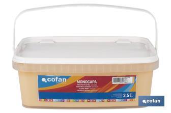 Pintura Plástica Monocapa | Diferentes colores  | Apta para usar en interior - Cofan