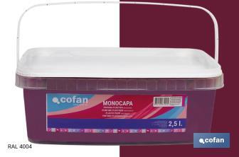 Pintura Plástica Monocapa | Diferentes colores  | Apta para usar en interior - Cofan