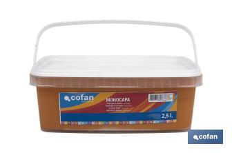 Peinture acrylique monocouche | Plusieurs couleurs | Convient pour utiliser à l'intérieur - Cofan