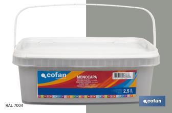 Pintura Plástica Monocapa | Diferentes colores  | Apta para usar en interior - Cofan