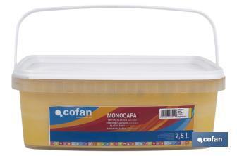 Pintura Plástica Monocapa | Diferentes colores  | Apta para usar en interior - Cofan