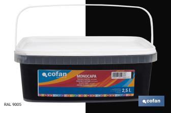 Pintura Plástica Monocapa | Diferentes colores  | Apta para usar en interior - Cofan