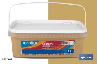 Pintura Plástica Monocapa | Diferentes colores  | Apta para usar en interior - Cofan