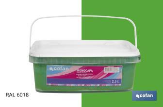 Pintura Plástica Monocapa | Diferentes colores  | Apta para usar en interior - Cofan
