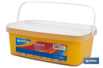 Pintura Plástica Monocapa | Diferentes colores  | Apta para usar en interior - Cofan