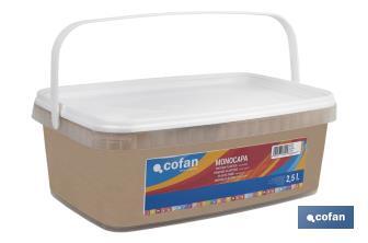 Pintura Plástica Monocapa | Diferentes colores  | Apta para usar en interior - Cofan