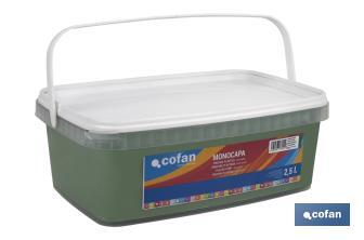 Pintura Plástica Monocapa | Diferentes colores  | Apta para usar en interior - Cofan