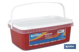 Pintura Plástica Monocapa | Diferentes colores  | Apta para usar en interior - Cofan