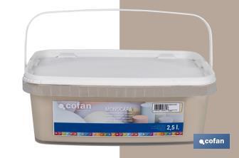 Pintura Plástica Monocapa | Diferentes colores  | Apta para usar en interior - Cofan