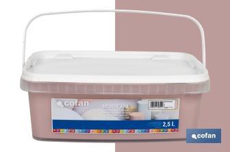 Pintura Plástica Monocapa | Diferentes colores  | Apta para usar en interior - Cofan
