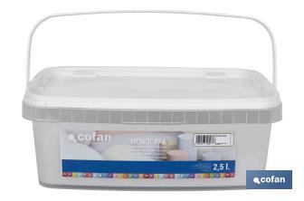 Pintura Plástica Monocapa | Diferentes colores  | Apta para usar en interior - Cofan