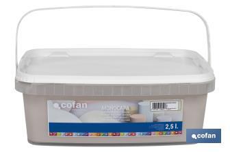 Pintura Plástica Monocapa | Diferentes colores  | Apta para usar en interior - Cofan