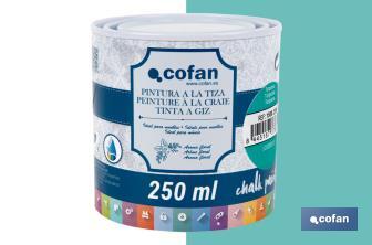 Tinta a giz | Chalk paint | Adequada para restauro e decoração de moveis | Diferentes capacidade | Várias cores  - Cofan