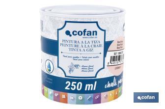 Pittura al gesso chalk paint | Ideale per restaurare e decorare mobili | Diverse capacità | Vari colori  - Cofan