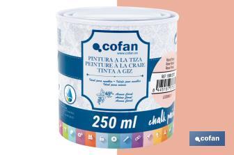Tinta a giz | Chalk paint | Adequada para restauro e decoração de moveis | Diferentes capacidade | Várias cores  - Cofan
