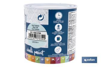 Peinture à la craie chalk paint | Convient pour la restauration et la décoration de meubles | Différentes capacités | Plusieurs couleurs  - Cofan