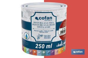 Tinta a giz | Chalk paint | Adequada para restauro e decoração de moveis | Diferentes capacidade | Várias cores  - Cofan