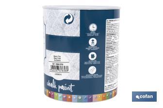 Pittura al gesso chalk paint | Ideale per restaurare e decorare mobili | Diverse capacità | Vari colori  - Cofan