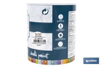 Chalk paint | Chalk effect | Suitable for furniture restoration and decoration | Available in different capacities | Several colours  - Cofan