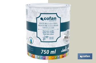 Tinta a giz | Chalk paint | Adequada para restauro e decoração de moveis | Diferentes capacidade | Várias cores  - Cofan